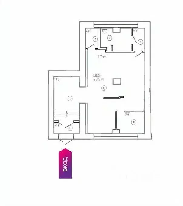 Торговая площадь в Москва ул. Плющиха, 42 (95 м) - Фото 2
