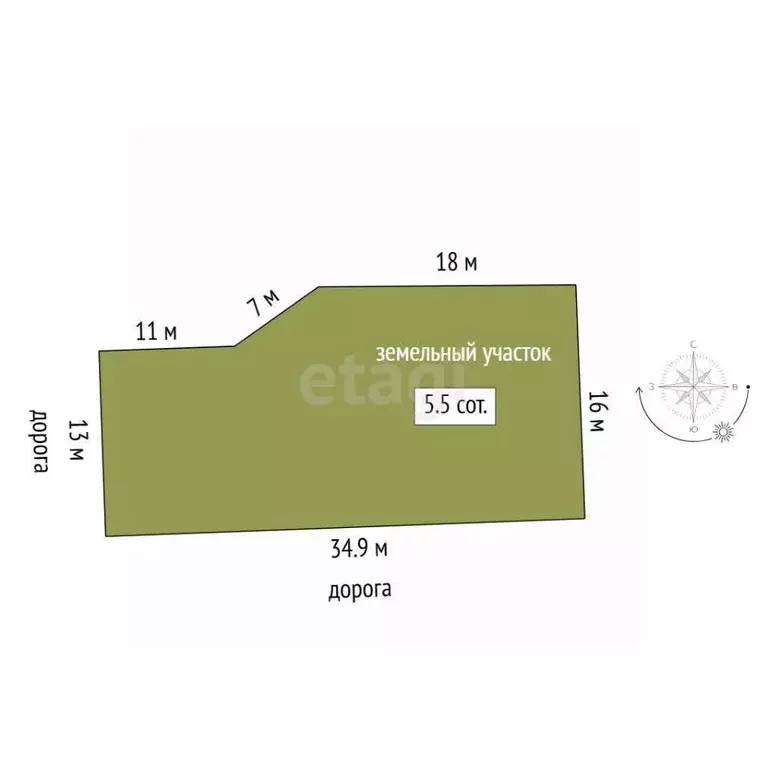 Участок в Тюменская область, Тюменский муниципальный округ, с. ... - Фото 2