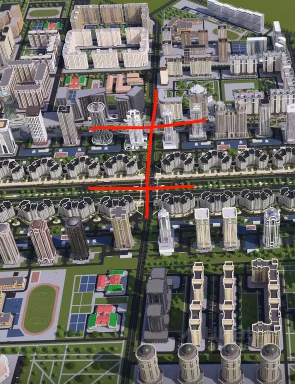 Помещение свободного назначения в Чеченская республика, Грозный просп. ... - Фото 1