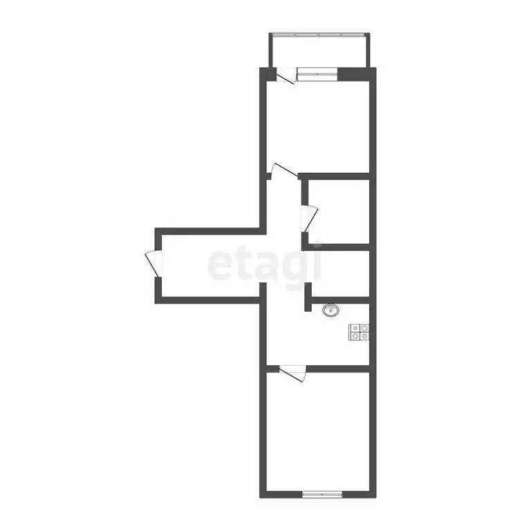 1-комнатная квартира: Иркутск, Театральная улица, 17/2 (53.8 м) - Фото 1