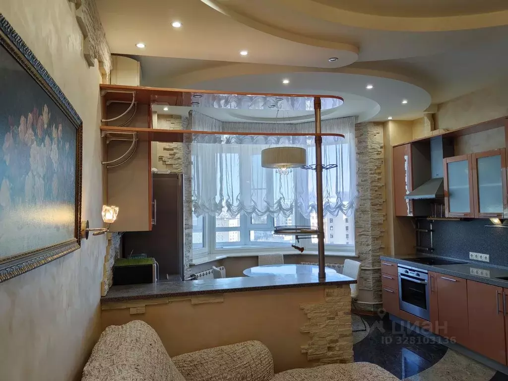 3-к кв. Москва ул. Пырьева, 9К1 (86.0 м) - Фото 2