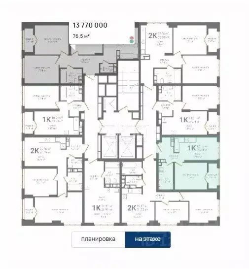3-к кв. Нижегородская область, Нижний Новгород KM Печерский жилой ... - Фото 2