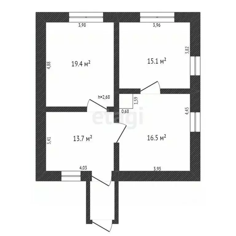 Дом в Амурская область, Благовещенск городской округ, с. Садовое ул. ... - Фото 2