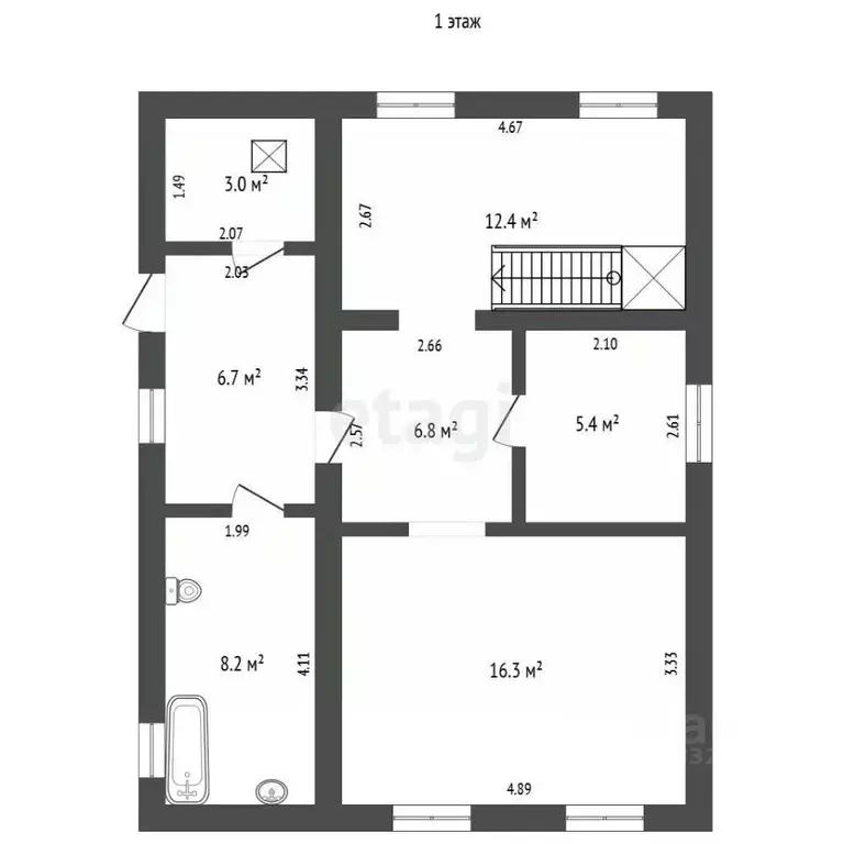 Дом в Свердловская область, Карпинск ул. Урицкого, 24 (140 м) - Фото 2