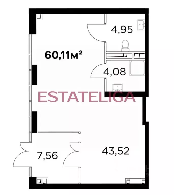 Помещение свободного назначения в Москва Автозаводская ул., 26/1 (61 ... - Фото 2