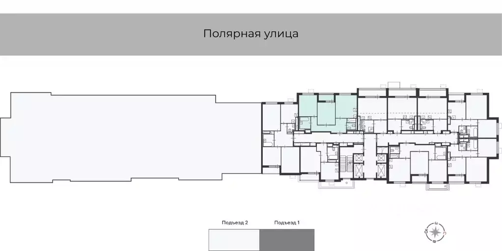2-к кв. Москва Полярная ул., 16К1 (65.65 м) - Фото 1