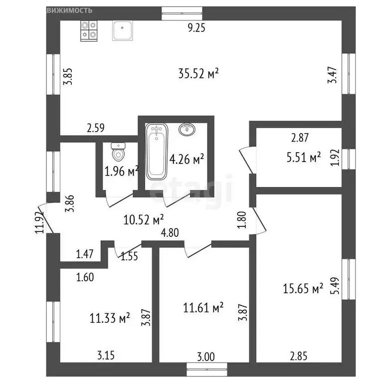 Дом в Ишим, улица Врачей Калининых (129.7 м) - Фото 1