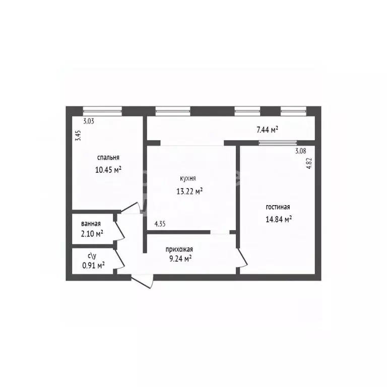 2-к кв. Дагестан, Дербент ул. Расулбекова, 8Б (62.0 м) - Фото 2