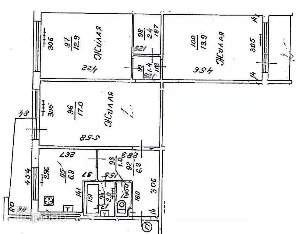 3-к кв. Калининградская область, Калининград ул. 9 Апреля (63.6 м) - Фото 1