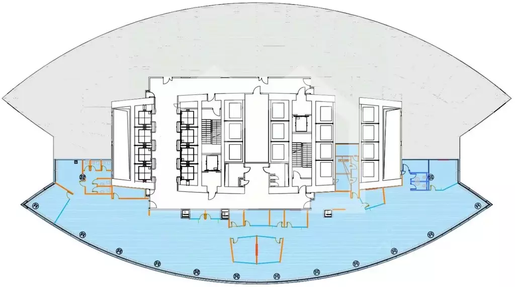Помещение свободного назначения в Москва наб. Пресненская, 10блокС ... - Фото 2