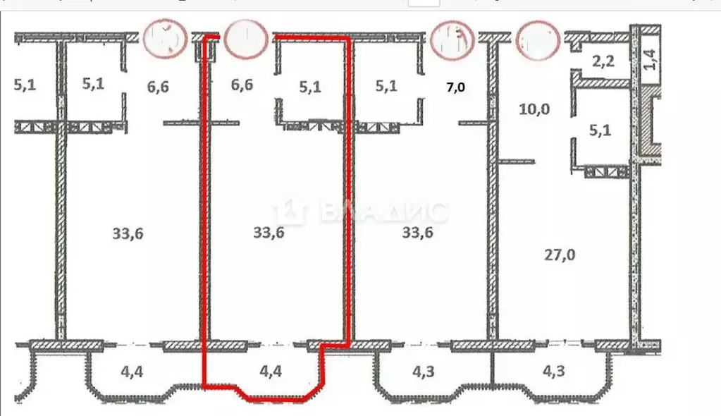 Студия Калининградская область, Светлогорск ул. Ленина, 15 (49.7 м) - Фото 2