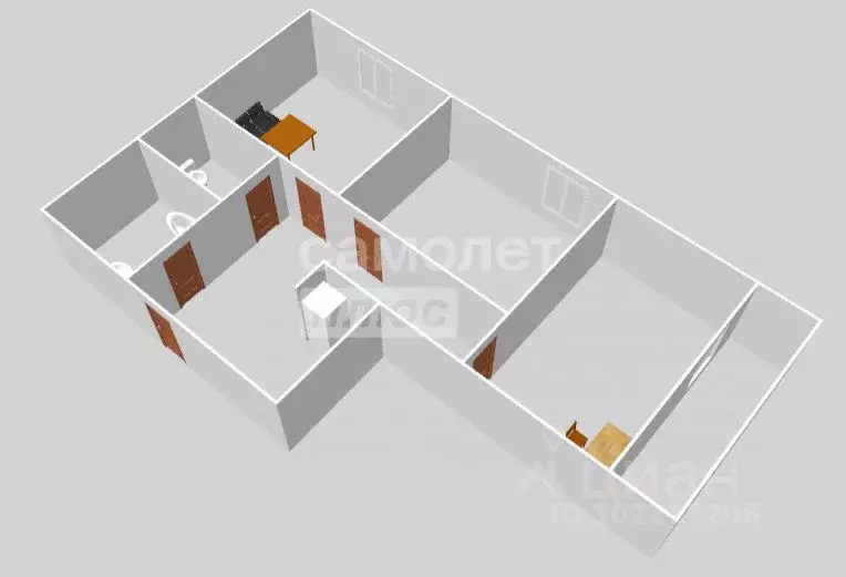 2-к кв. Ульяновская область, Ульяновск Новый Город мкр, просп. ... - Фото 2