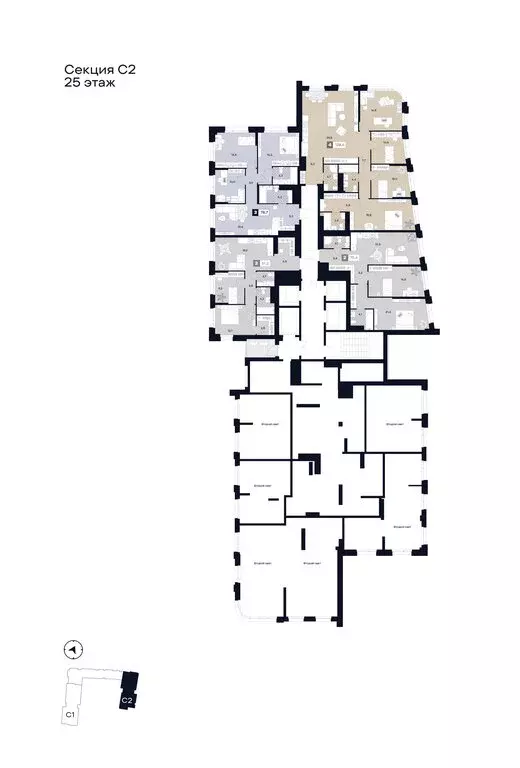 2-комнатная квартира: Москва, Лодочная улица, 27к2 (75.6 м) - Фото 1