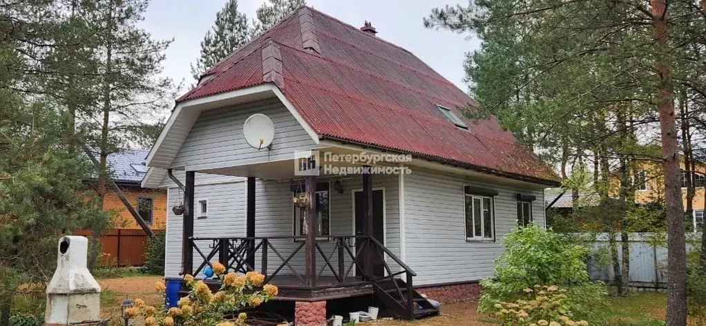 Дом в Ленинградская область, Выборгский район, Рощинское городское ... - Фото 1