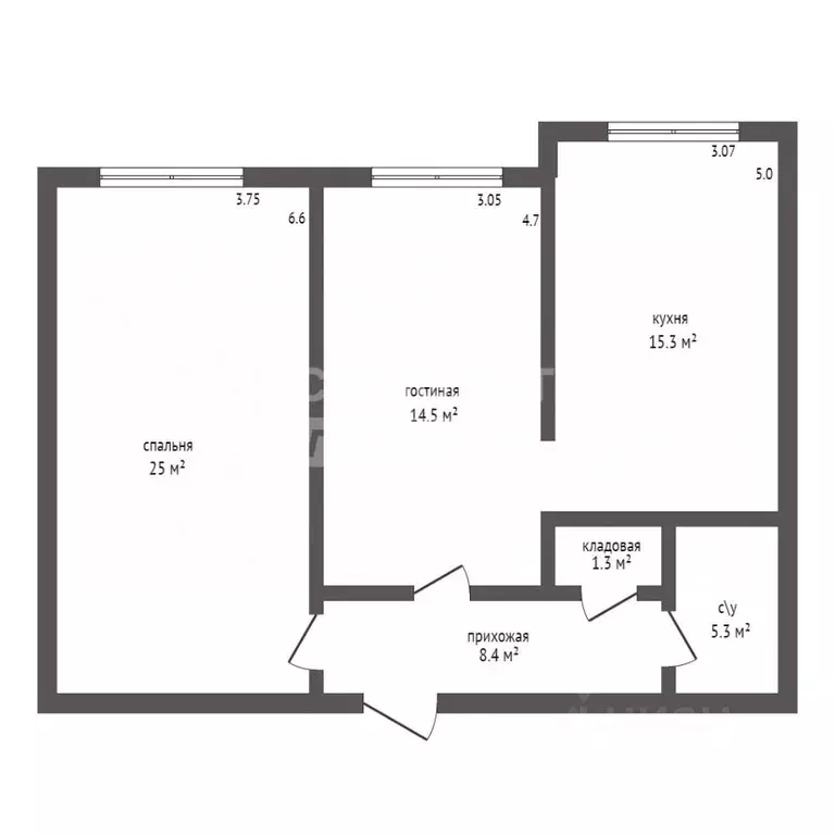 2-к кв. Дагестан, Дербент ул. Сальмана, 89К (73.0 м) - Фото 1