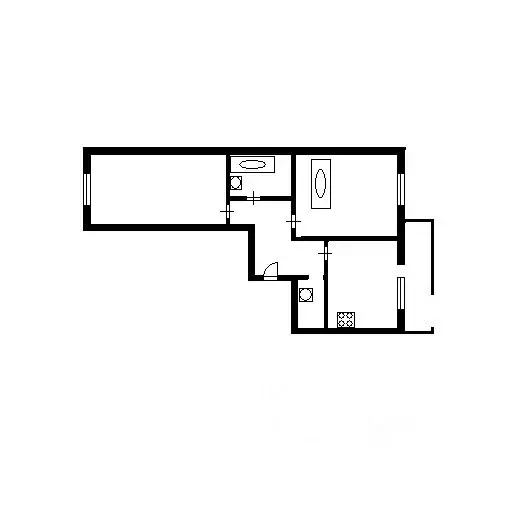 2-к кв. Новосибирская область, Новосибирск ул. Семьи Шамшиных, 90/5 ... - Фото 2