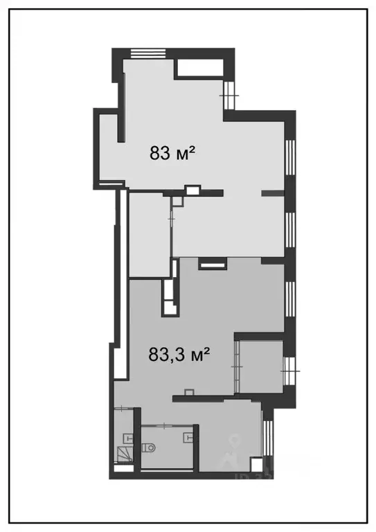 Помещение свободного назначения в Москва Зеленый просп., 103 (83 м) - Фото 2