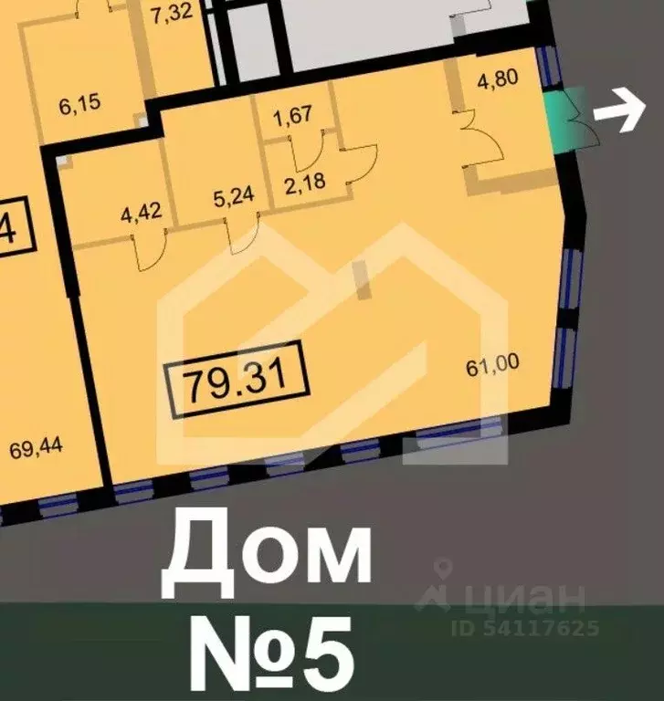 Торговая площадь в Московская область, Химки Молодежная ул., 7к1 (79 ... - Фото 2