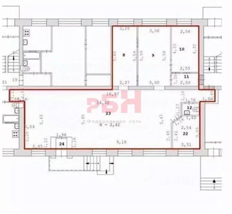 Торговая площадь в Свердловская область, Екатеринбург ул. Московская, ... - Фото 2