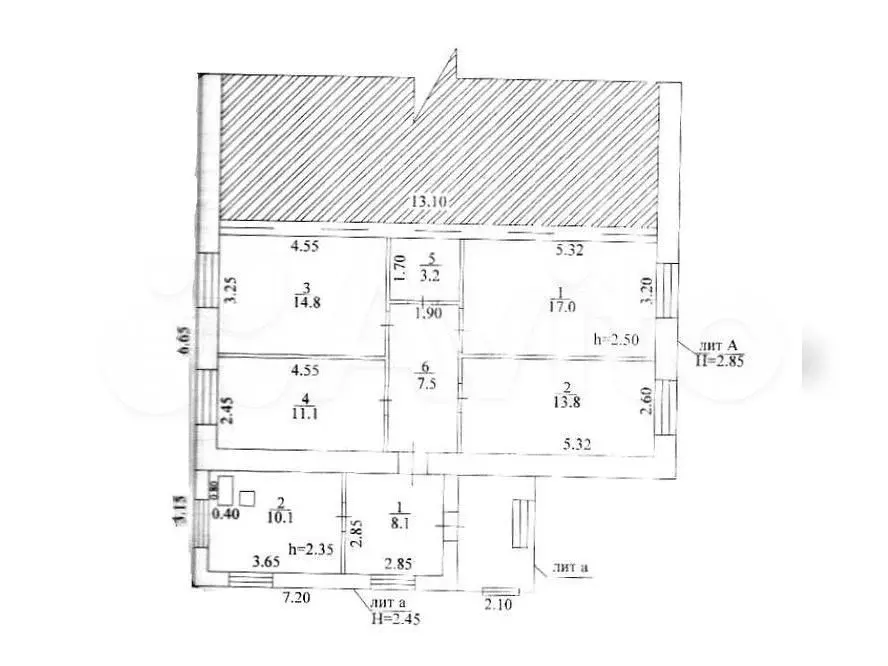 Аукцион: 4-к. квартира, 64,7 м, 1/1 эт. - Фото 0