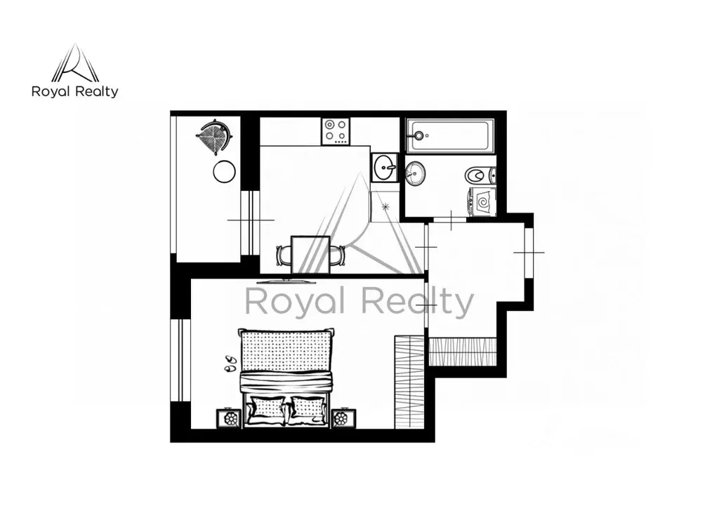 1-к кв. Ленинградская область, Ломоносовский район, Аннинское ... - Фото 2