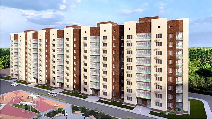 1-к. квартира, 42,6 м, 7/9 эт. - Фото 1