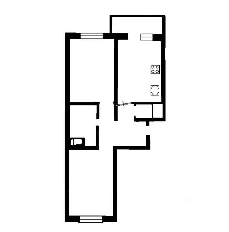 2-к кв. Санкт-Петербург ул. Оптиков, 37 (55.7 м) - Фото 2