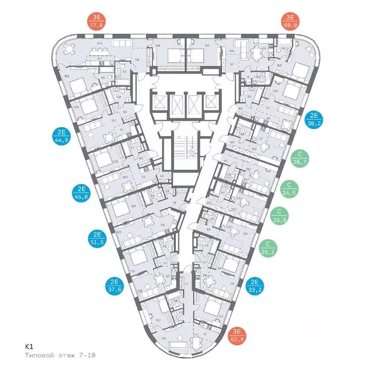 2-к кв. Москва ш. Боровское (дублер) (52.5 м) - Фото 1