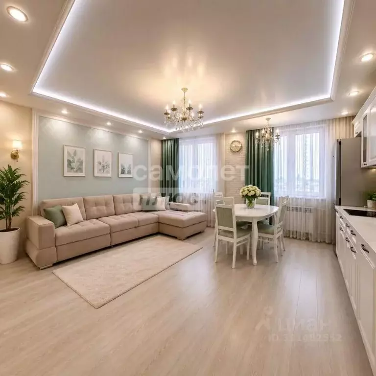 3-к кв. Кировская область, Киров ул. Калинина, 40 (75.0 м) - Фото 1