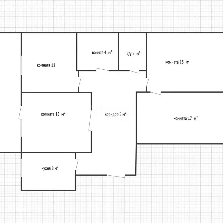 4-комнатная квартира: Майкоп, Адыгейская улица, 16 (80.4 м) - Фото 0