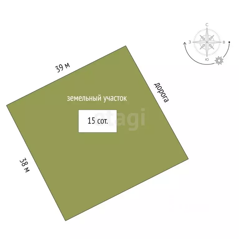 Участок в Мордовия, Лямбирский район, Пензятское с/пос, д. Щербаково ... - Фото 2