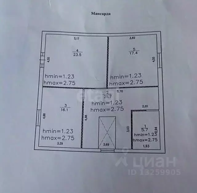 Дом в Липецкая область, Липецкий муниципальный округ, с. Большая ... - Фото 1