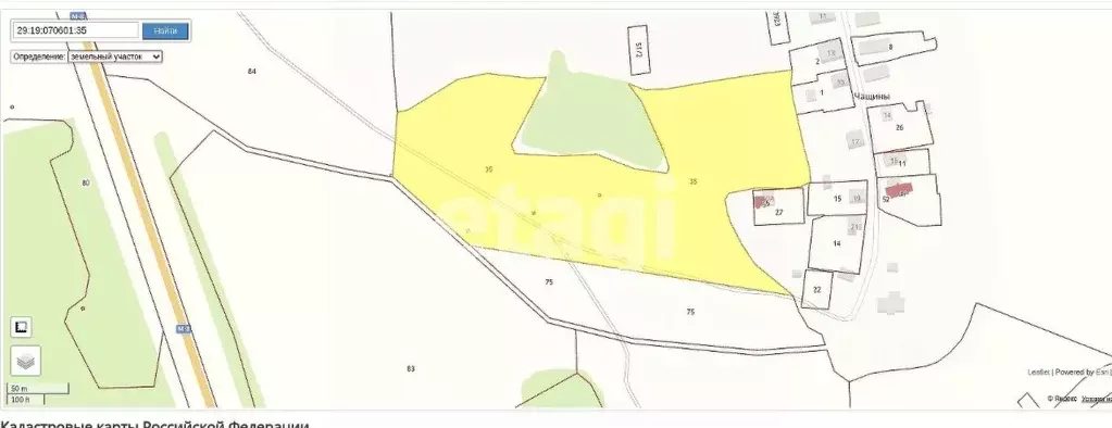 Участок в Архангельская область, Холмогорский муниципальный округ, д. ... - Фото 1