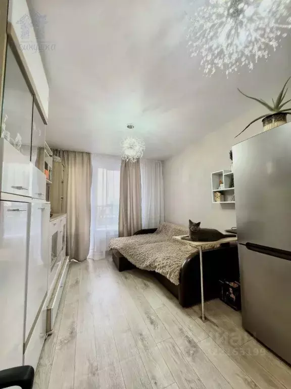 Студия Воронежская область, Воронеж Шилово мкр, ул. Теплоэнергетиков, ... - Фото 1