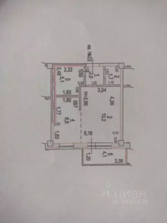 Студия Ростовская область, Ростов-на-Дону Батуринская ул., 165/13 ... - Фото 2