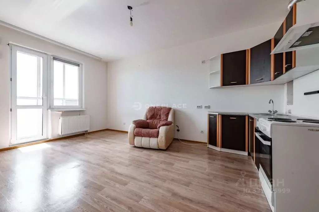 Студия Санкт-Петербург дор. Муринская, 16к2 (28.6 м) - Фото 1