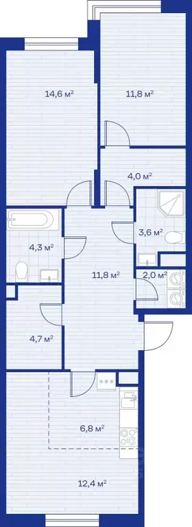 3-к кв. Московская область, Красногорск городской округ, д. Аристово  ... - Фото 1