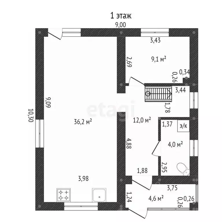 Дом в Башкортостан, Уфа городской округ, с. Нагаево ул. Абрикосовая, ... - Фото 2