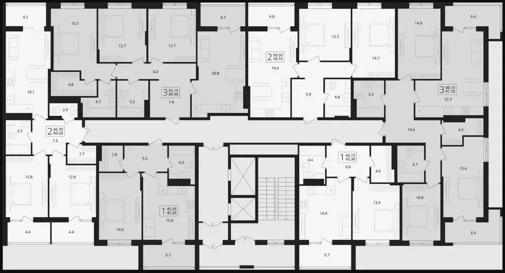 3-к кв. Брянская область, Брянский район, Снежское с/пос, пос. Путевка ... - Фото 2