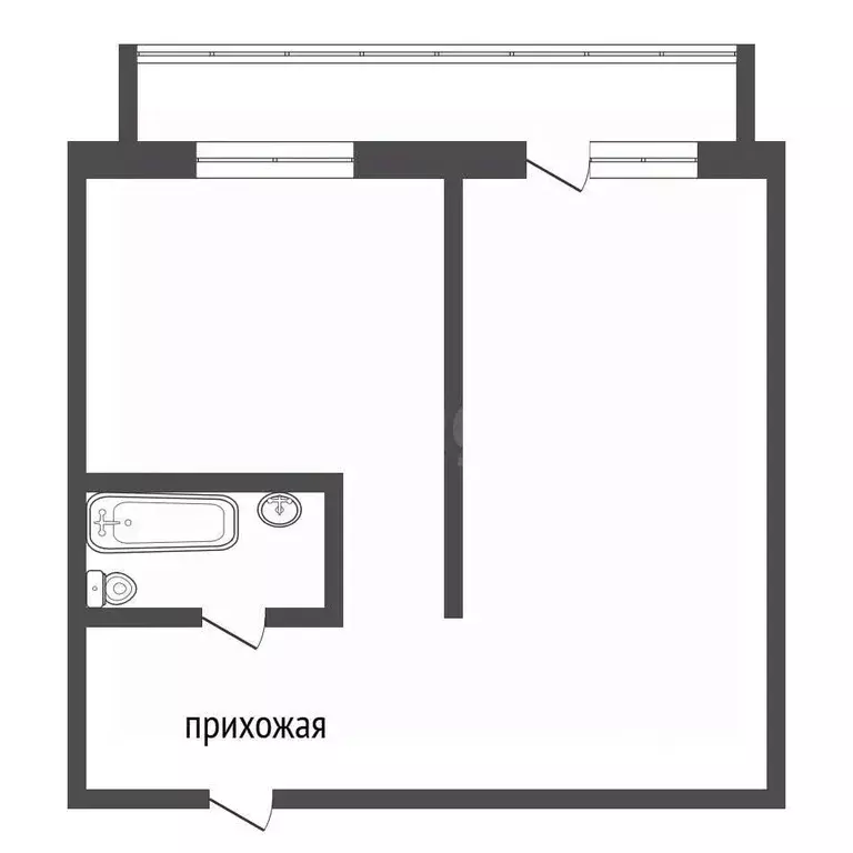 1-к кв. Иркутская область, Иркутск Байкальская ул., 244 (35.8 м) - Фото 2