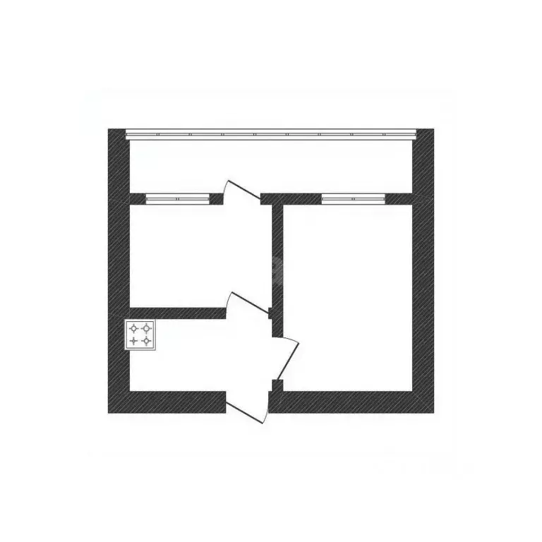 Комната Смоленская область, Смоленск Киевский пер., 12 (21.3 м) - Фото 2