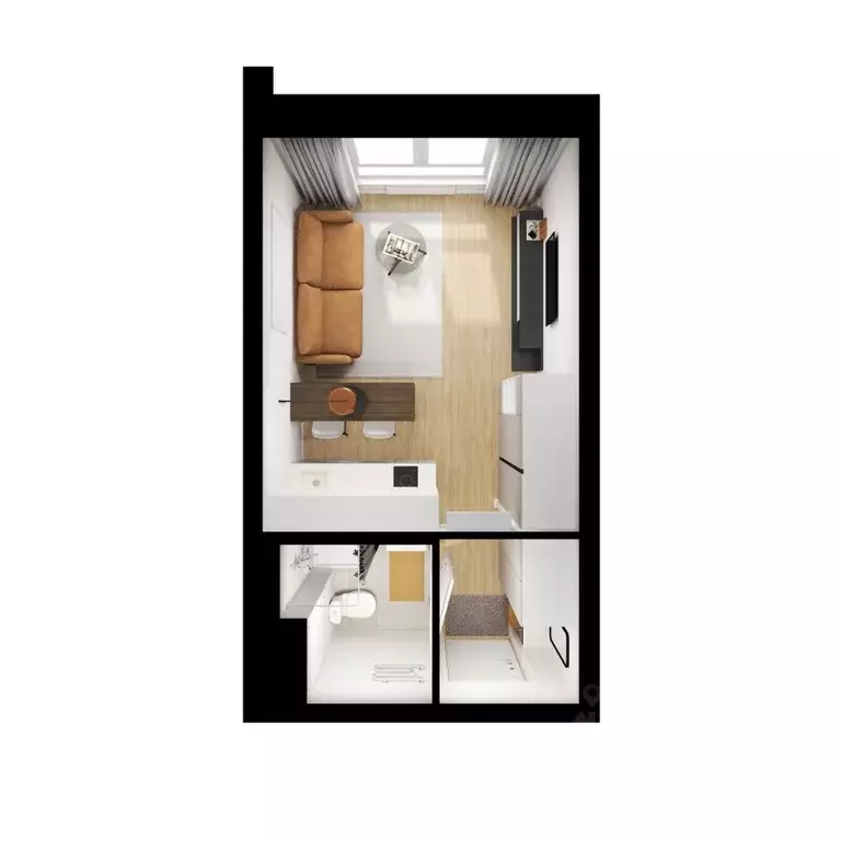 Студия Московская область, Мытищи Яуза Парк жилой комплекс, к5 (20.0 ... - Фото 2