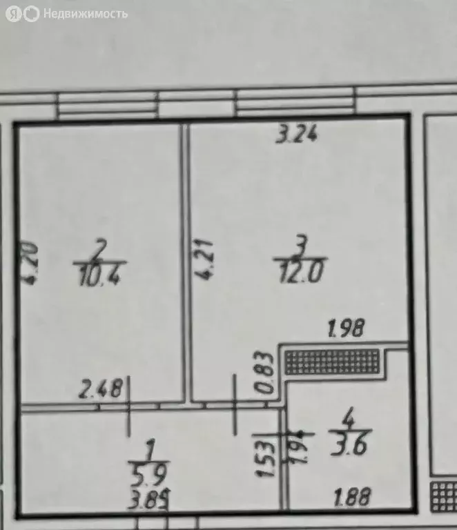 1-комнатная квартира: аул Новая Адыгея, Береговая улица, 1к8 (31.9 м) - Фото 1