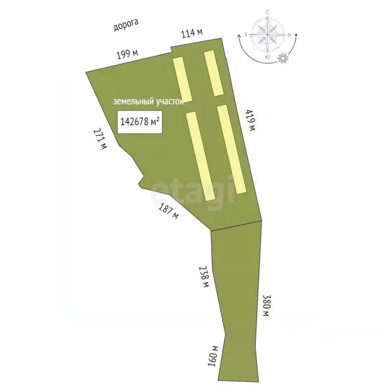 Склад в Калужская область, Юхновский район, Беляево с/пос, д. Беляево ... - Фото 2