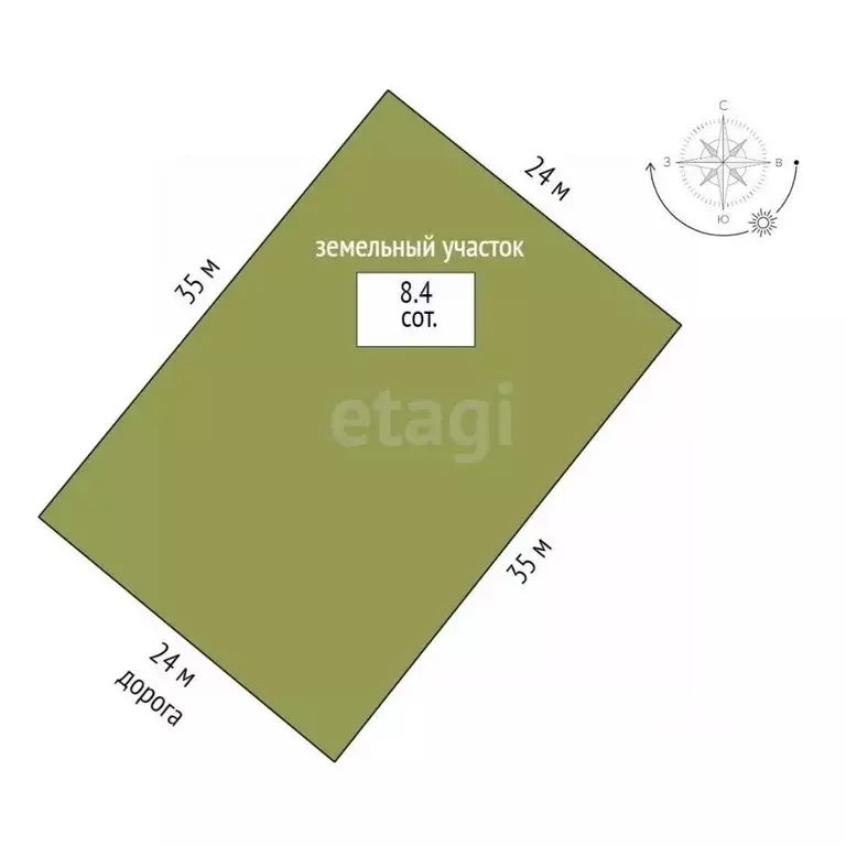 Участок в Тюменская область, Тюменский муниципальный округ, ... - Фото 2