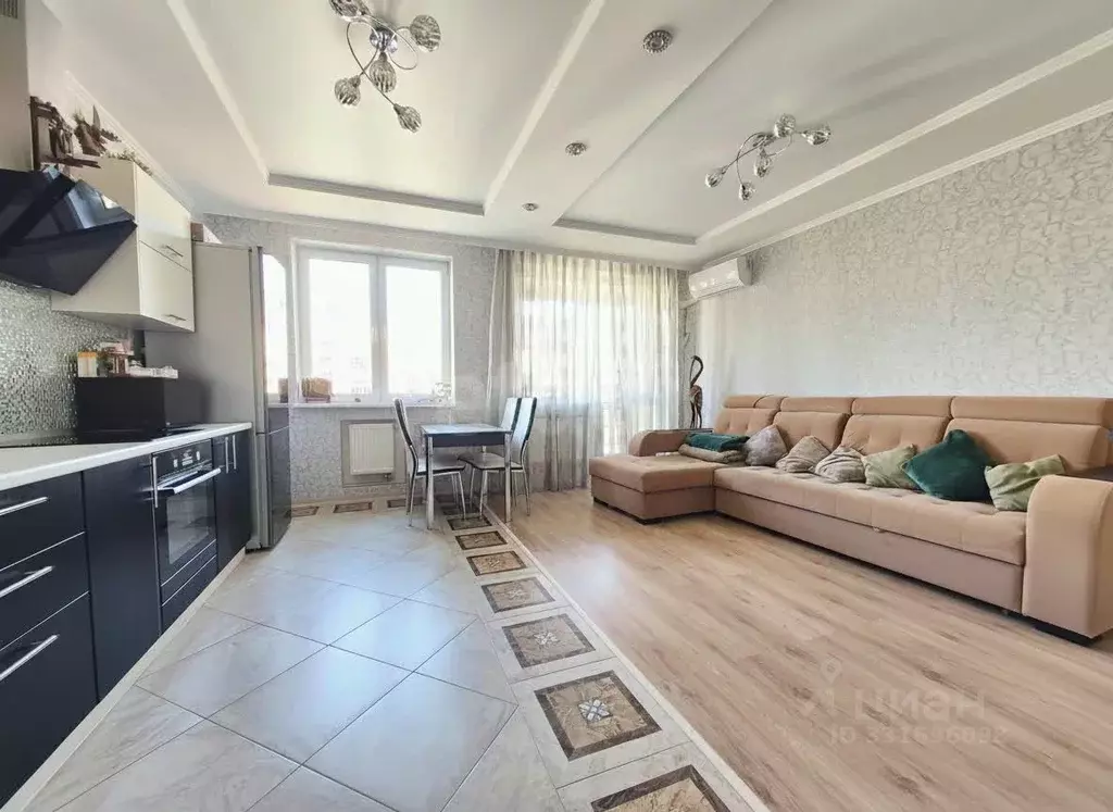 2-к кв. Татарстан, Казань ул. Алексея Козина, 3Б (55.2 м) - Фото 1