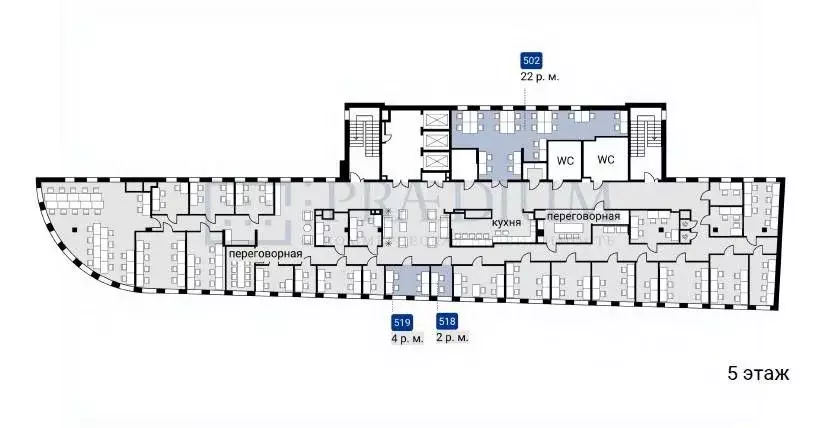 Офис в Москва Большая Садовая ул., 5к2 (110 м) - Фото 1