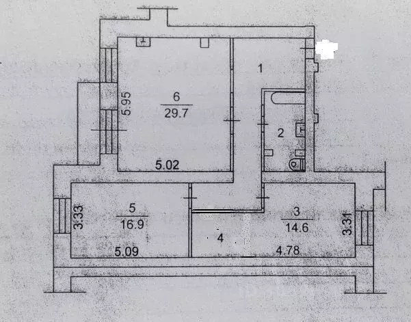 3-к кв. Томская область, Томск ул. Никитина, 56 (88.0 м) - Фото 0