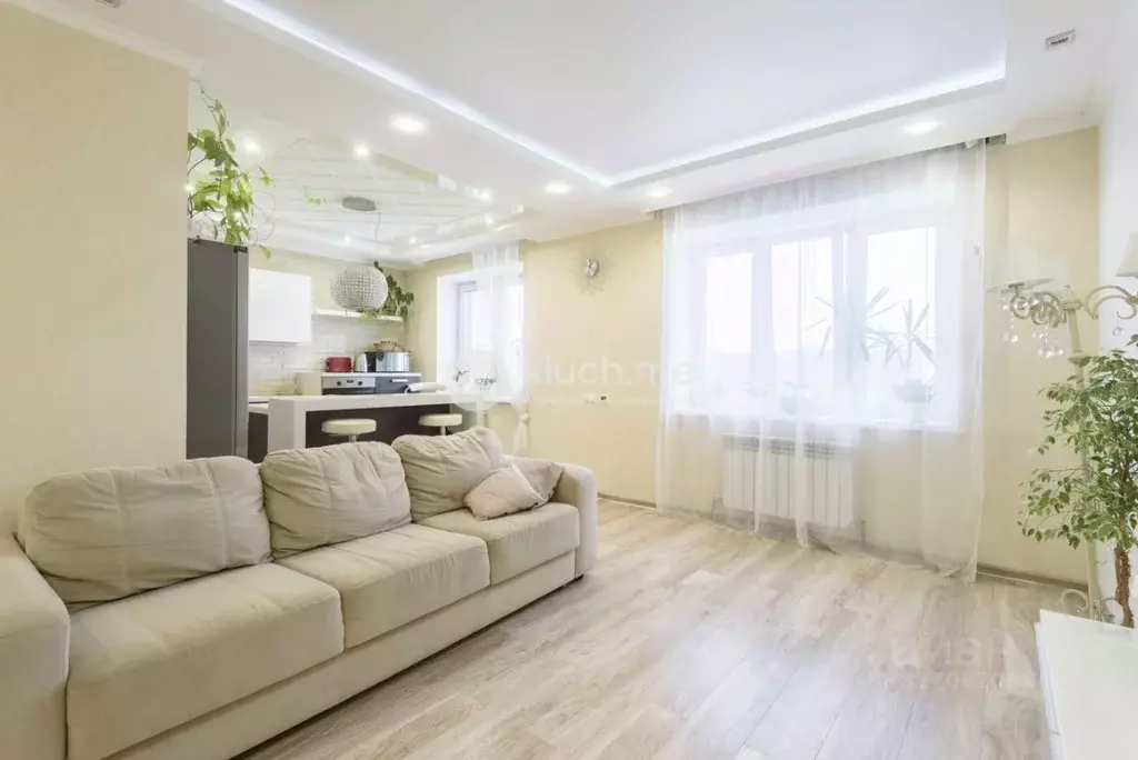 3-к кв. Татарстан, Казань ул. Баки Урманче, 1 (94.6 м) - Фото 1
