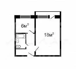 1-к кв. Нижегородская область, Нижний Новгород Северный жилрайон, ул. ... - Фото 2